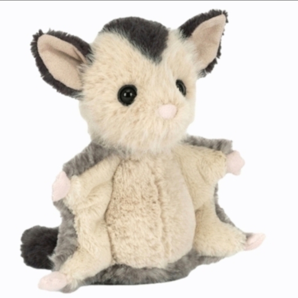 Jellycat Lolly Sugar Glider 5.5x5.5x2.4" Soft & Plush BNWT Authentic - Picture 2 of 7
